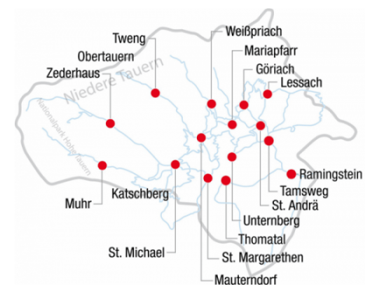 Lungau map