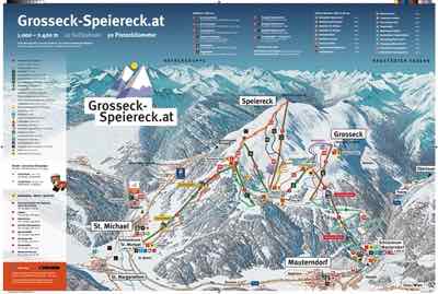 Grosseck-Speiereck Piste Map